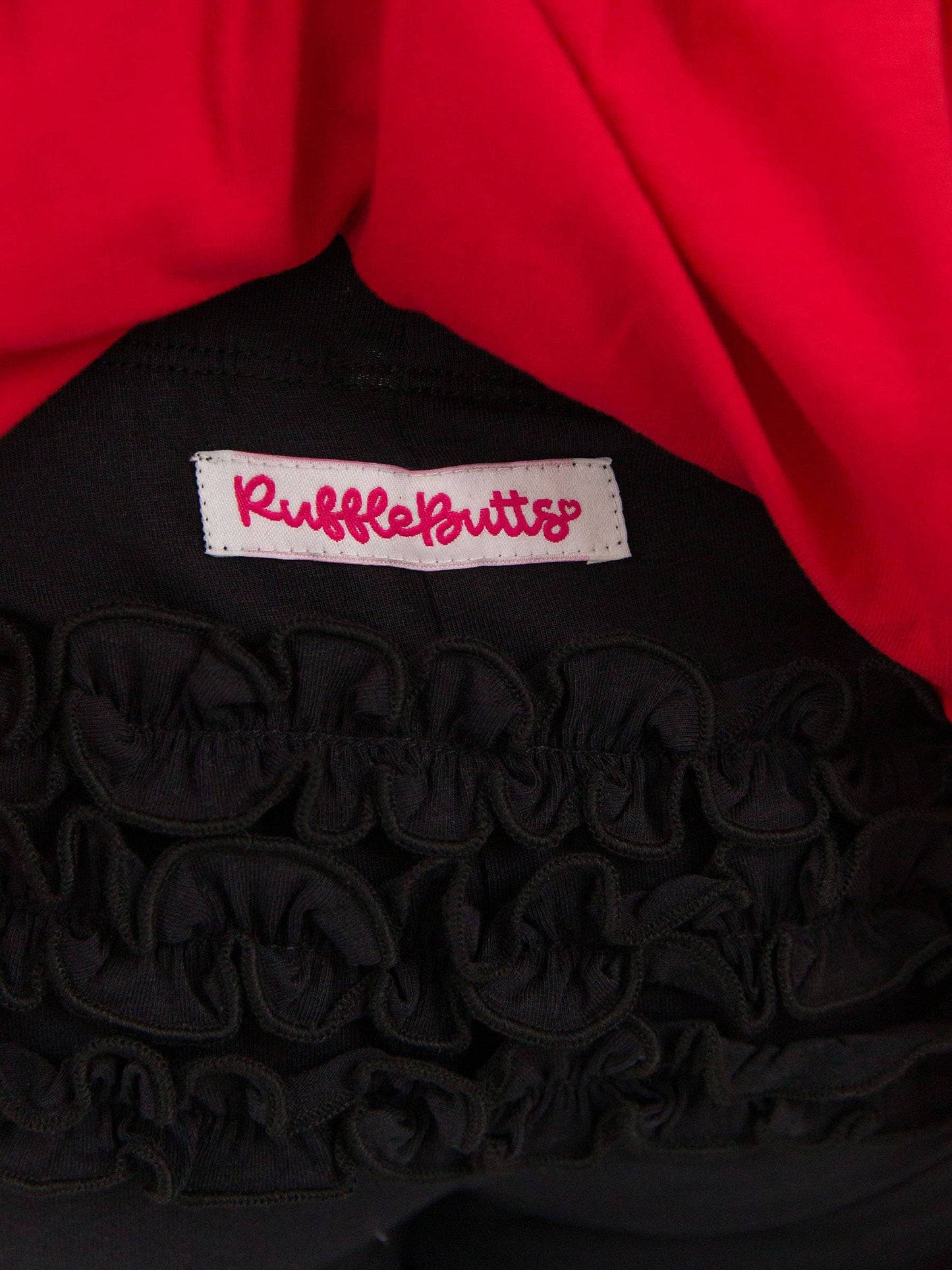 Black Classic Ruffle Leggings