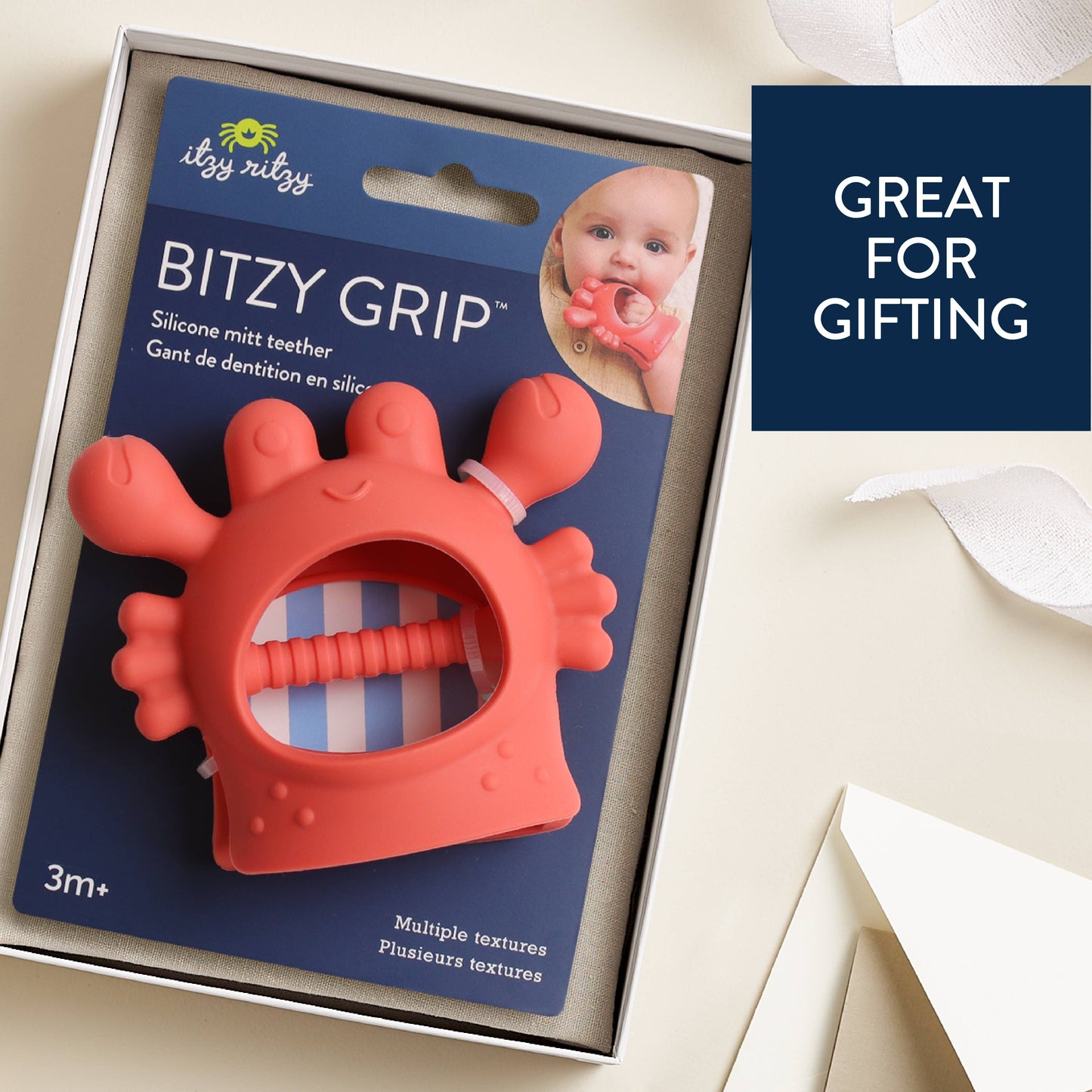 Crab Bitzy Grip™ Teether