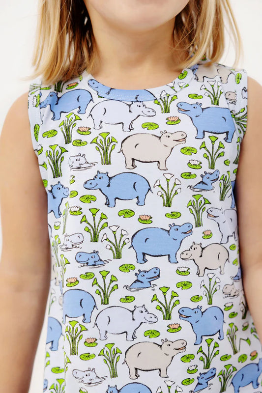 Sleeveless Polly Play Dress Hippo