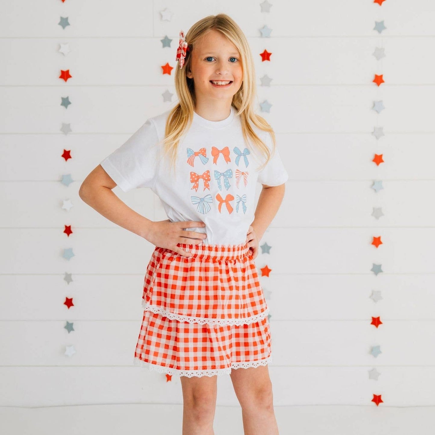 Red Gingham Bow