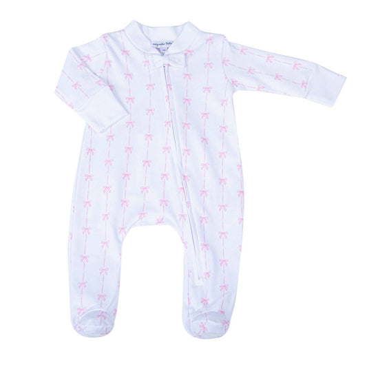 Amelia's Classics Bow Zip Footie