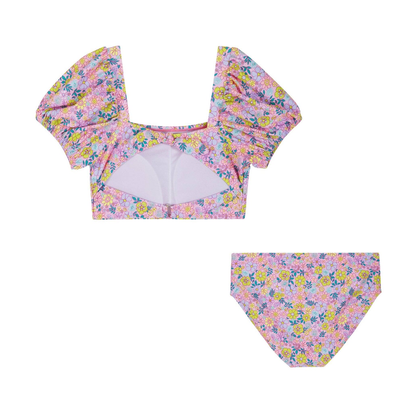 Tween Girls Puff Sleeve Bikini