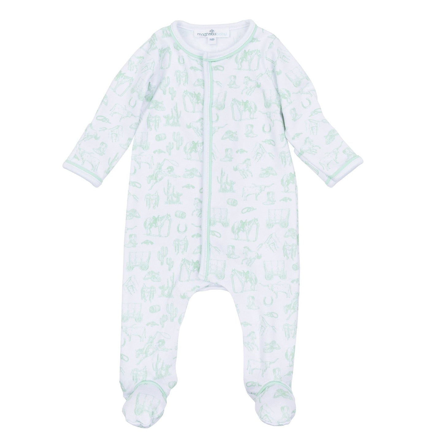 Wild West Toile Footie