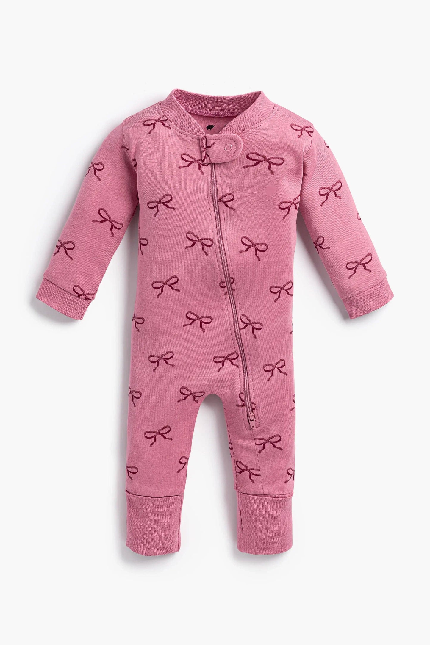 One-Piece Sleeper Pink Ribbons