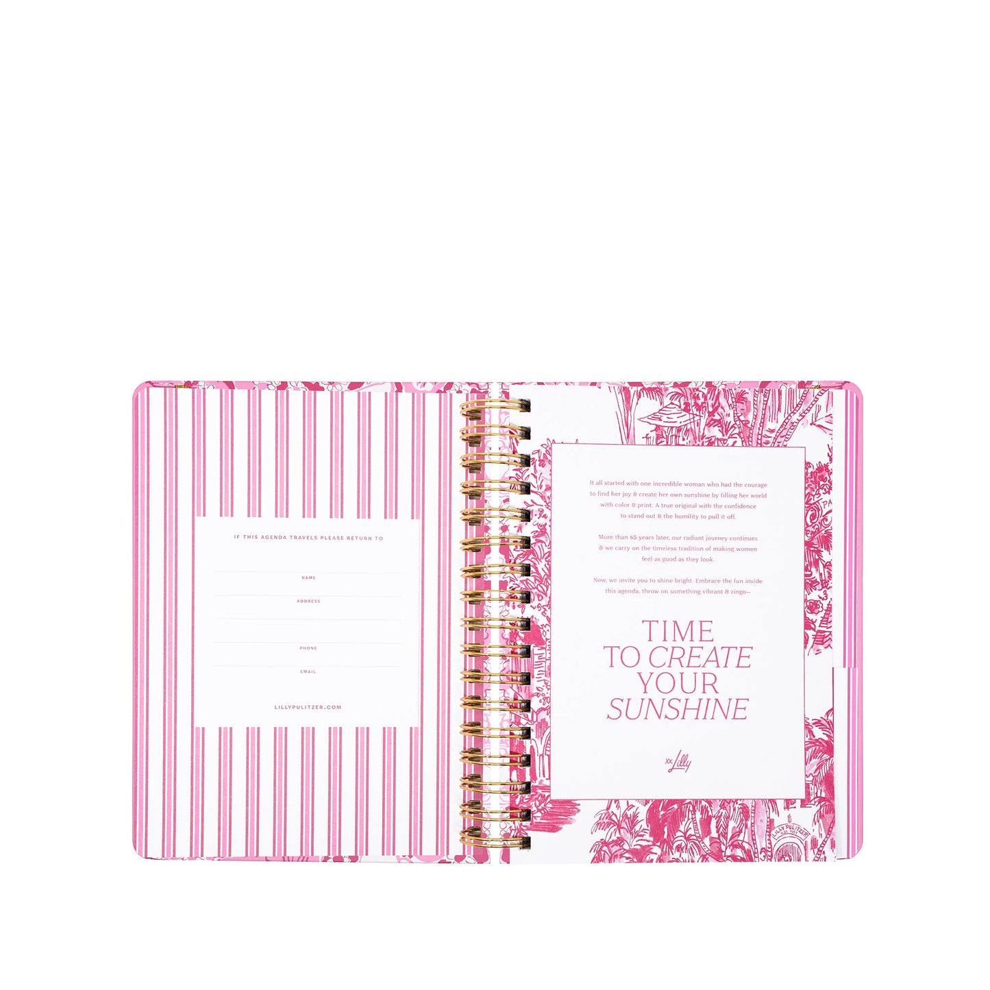 LP Large Agenda (Conch Shell Pink)
