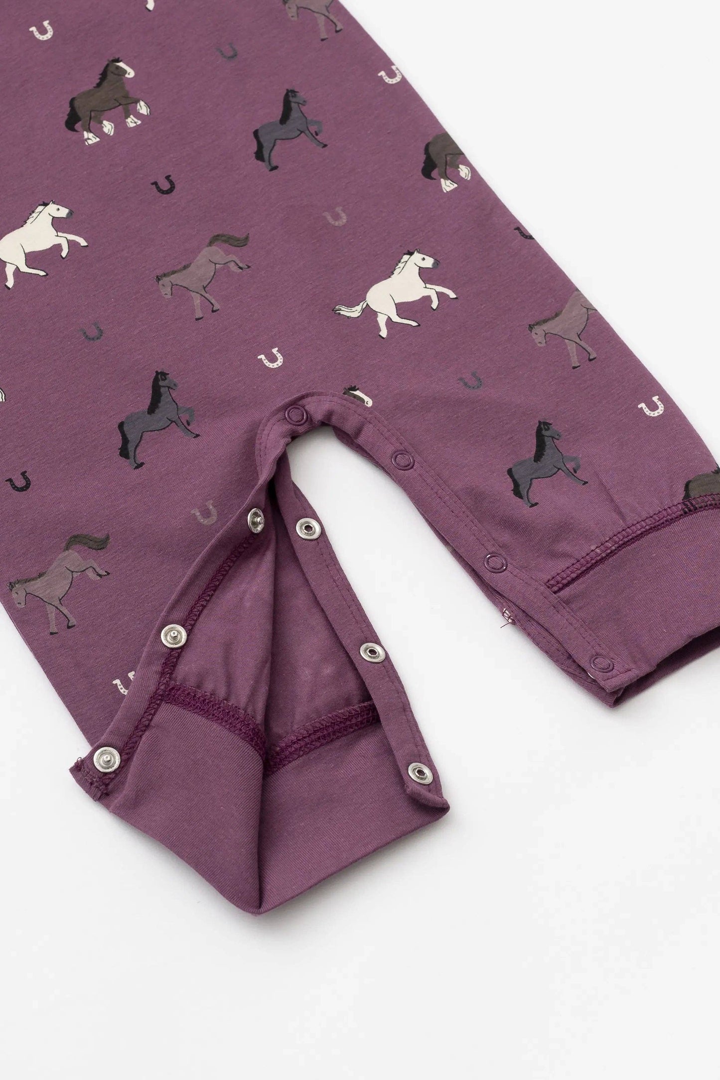 Baby Ruffle Horses Romper