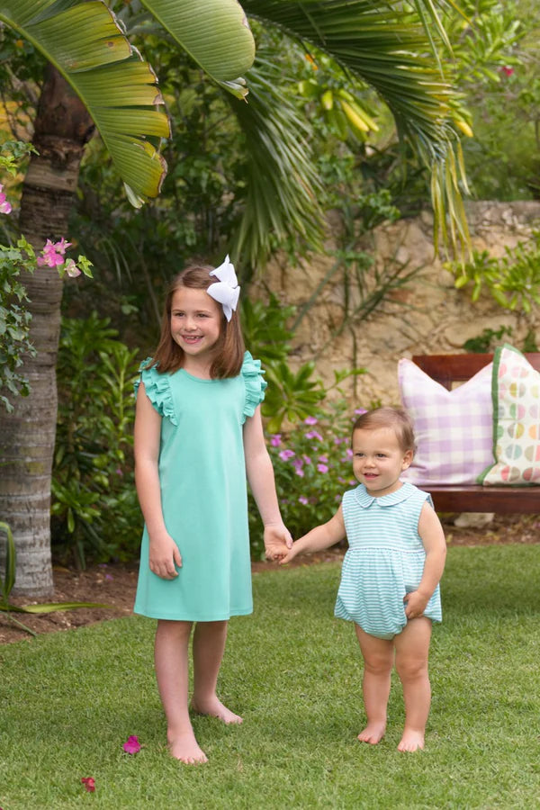 Sleeveless Bradford Bubble Teal Stripe