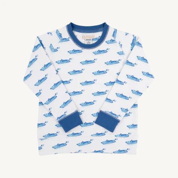 Cassidy Crewneck in Briland Boat