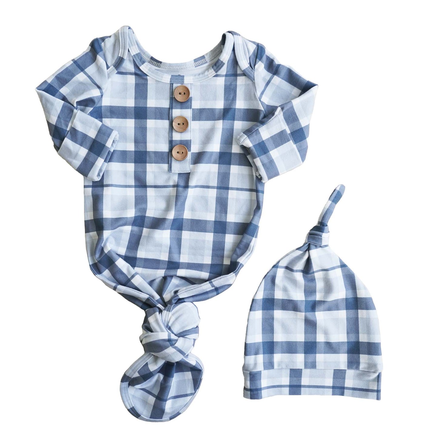 Paxton's Plaid Gown Set