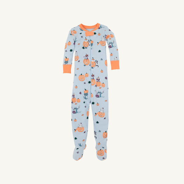 Fallon Footie PJs Candy Critters Blue