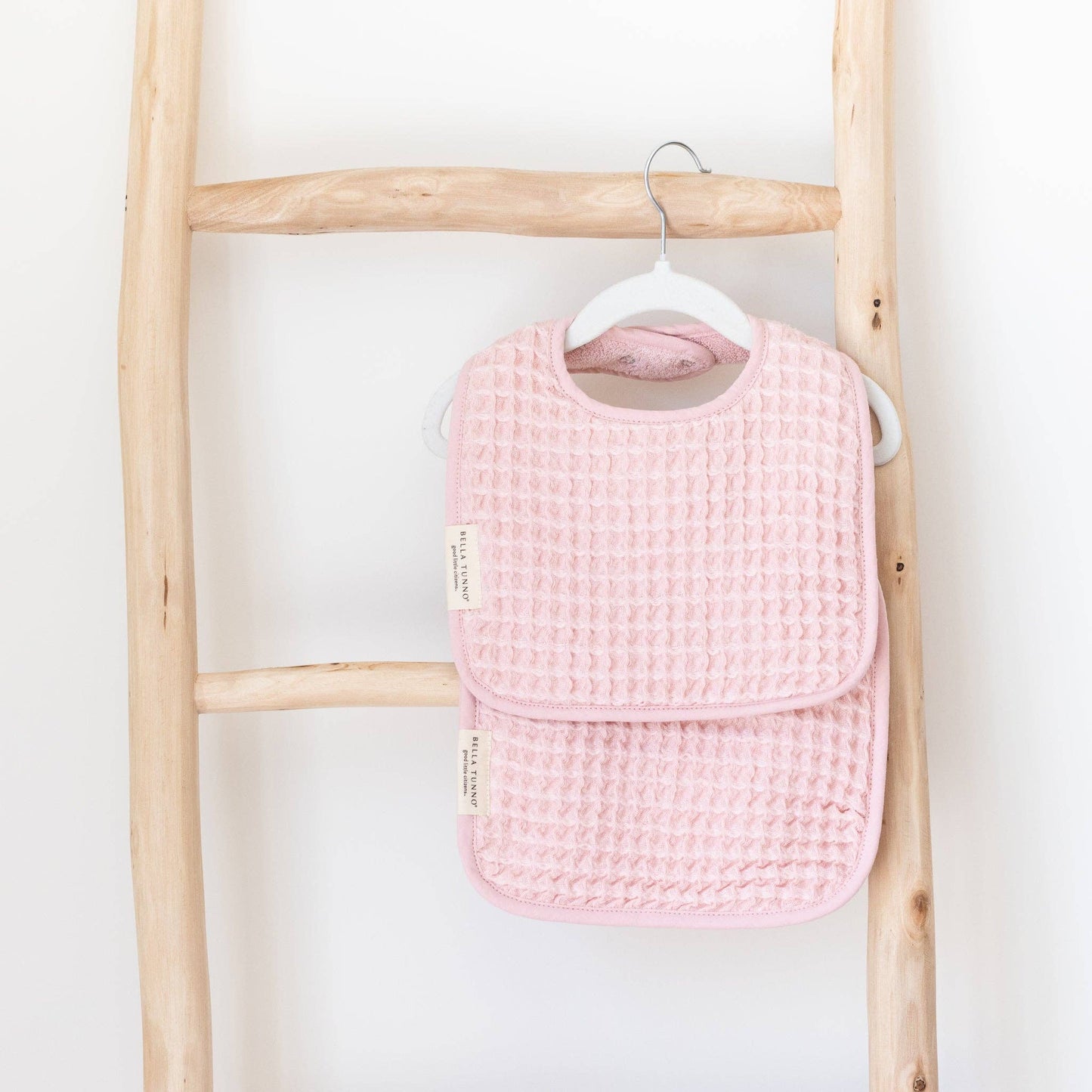 Reversible Bib/Burp Set Blush