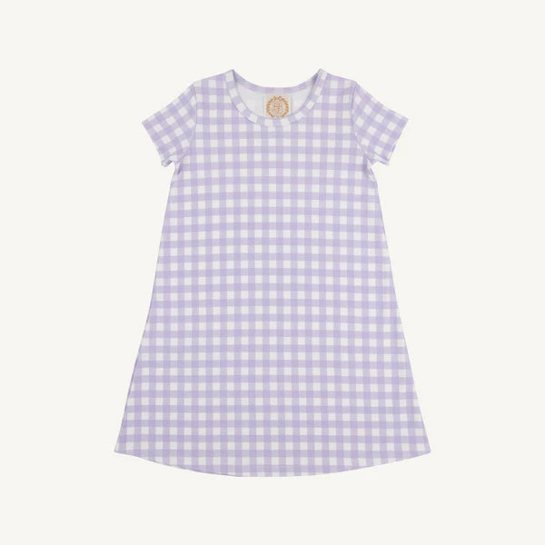 Polly Play Dress Lavendar Gingham