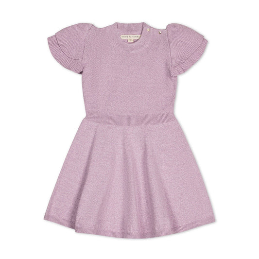 Organic Flutter Sleeve Dress Baby