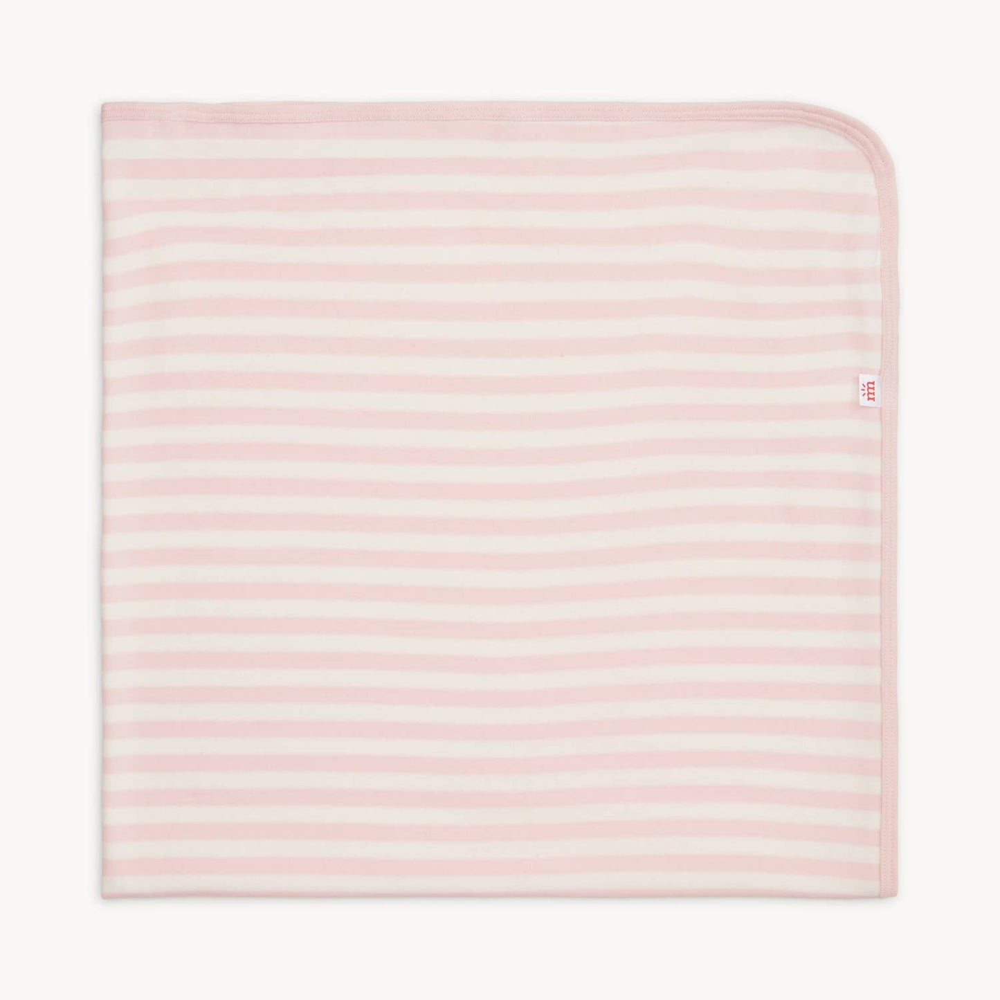 PINK STRIPE ORGANIC BLANKET