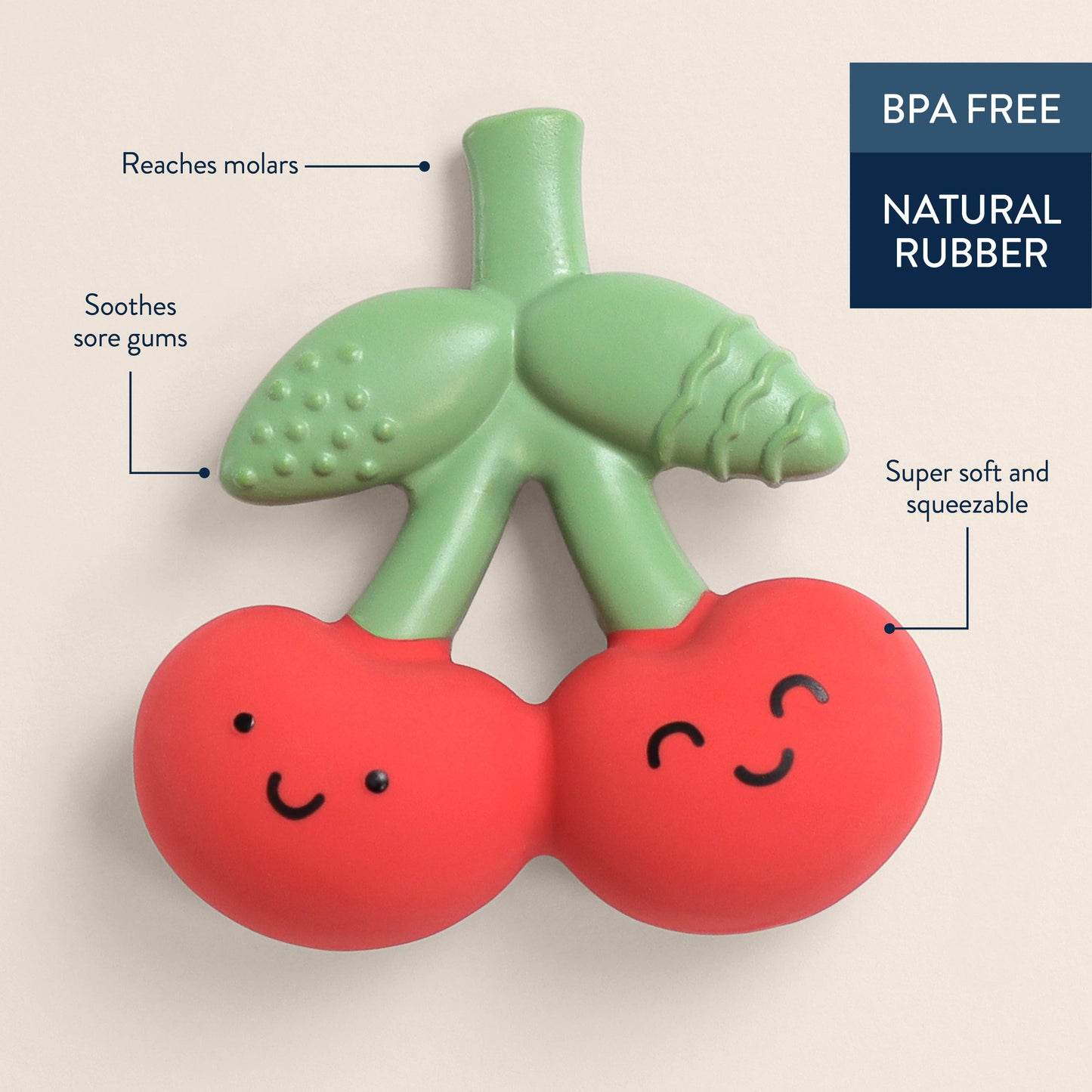 Comfort Crew™ Cherries Teether