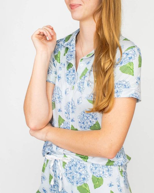 Hydrangea Ladies PJ Set