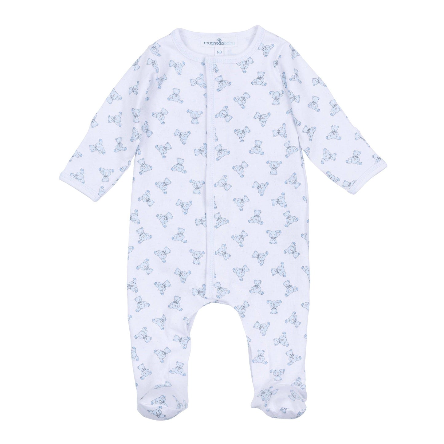Baby's Teddy Footie Blue