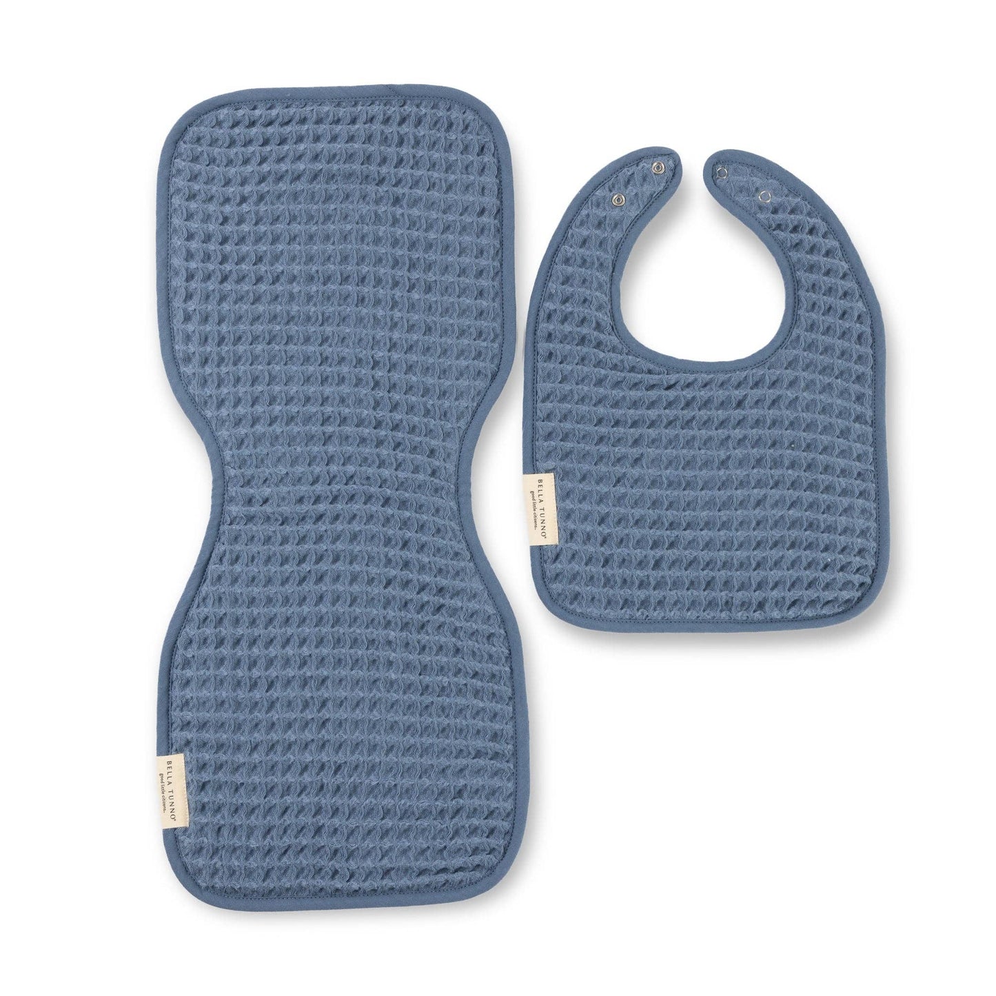 Reversible Bib/Burp Set Rain