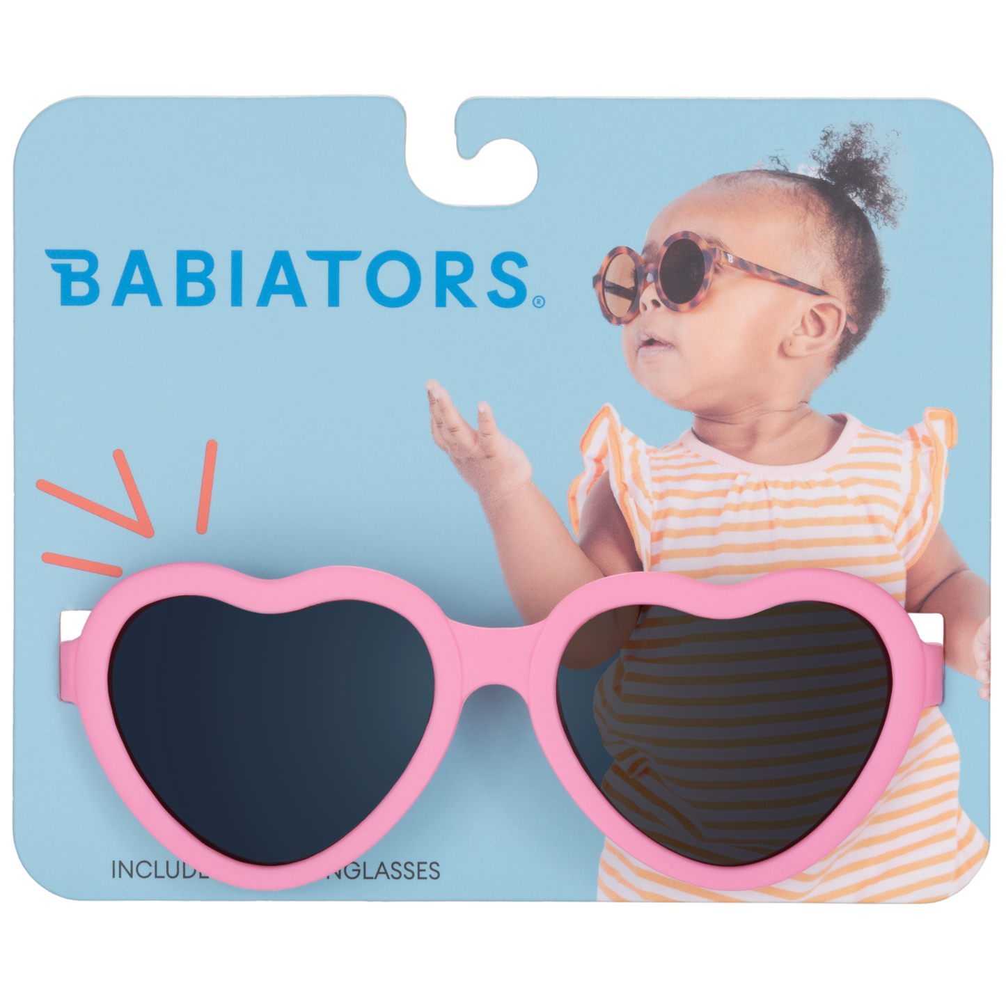 Pink Heart Baby Sunglasses