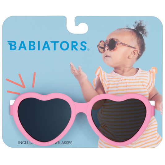 Pink Heart Baby Sunglasses