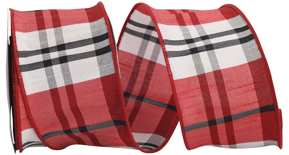 Dupioni Plaid R&B Burbank Wired 2.5"