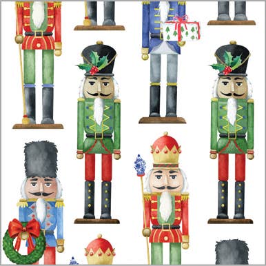 Continuous Roll Gift Wrap | Nutcrackers