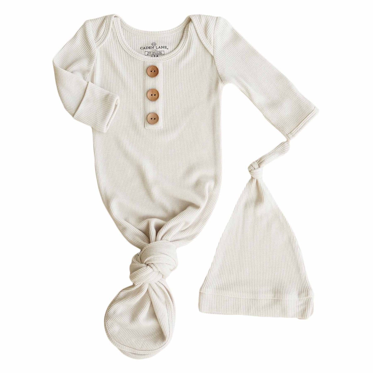 Eggshell Bamboo Waffle NB Set