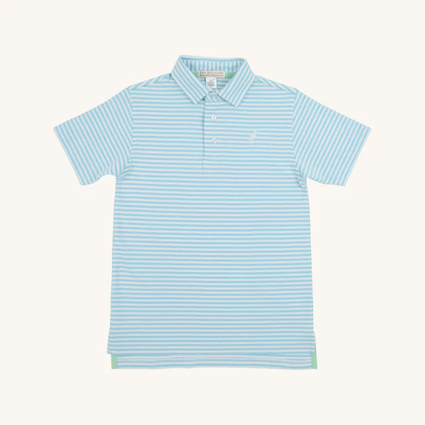 Prim & Proper Polo Brookline Stripe
