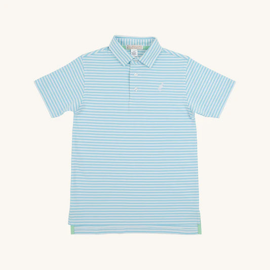 Prim & Proper Polo Brookline Stripe