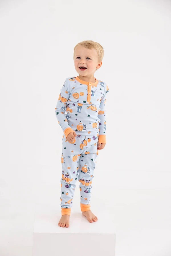 Peyton PJs Candy Critters Blue