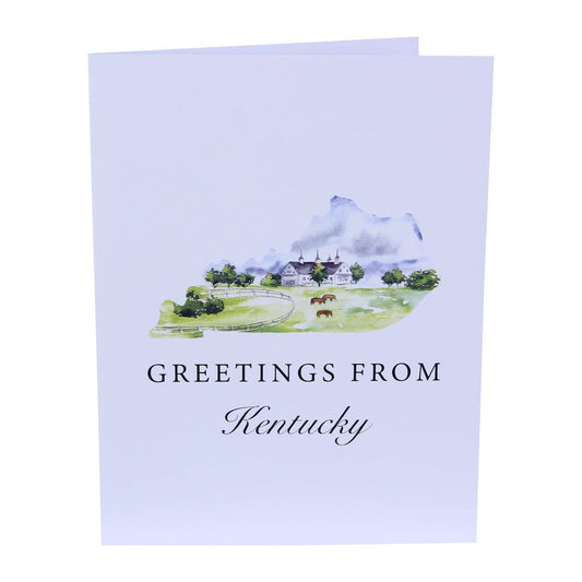 Greetings From Kentucky Card