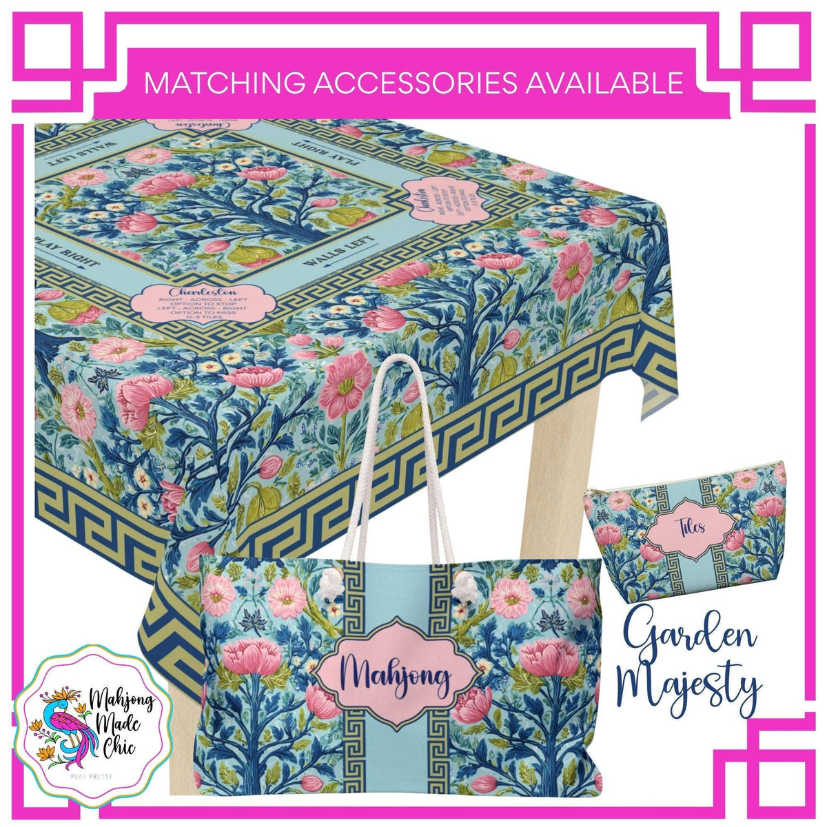 Garden Majesty Mahjong Mat
