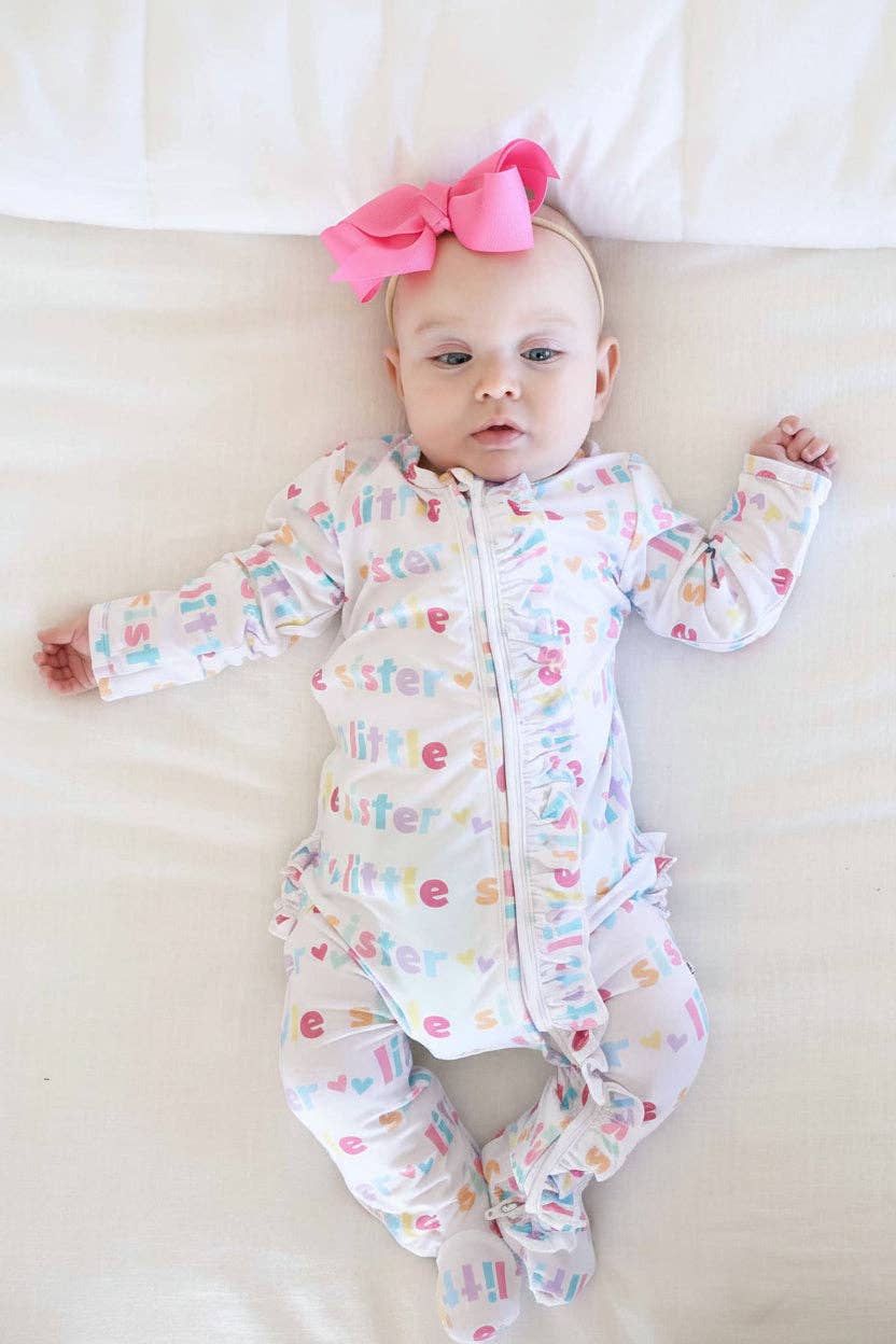 Little Sister Zipper Footie