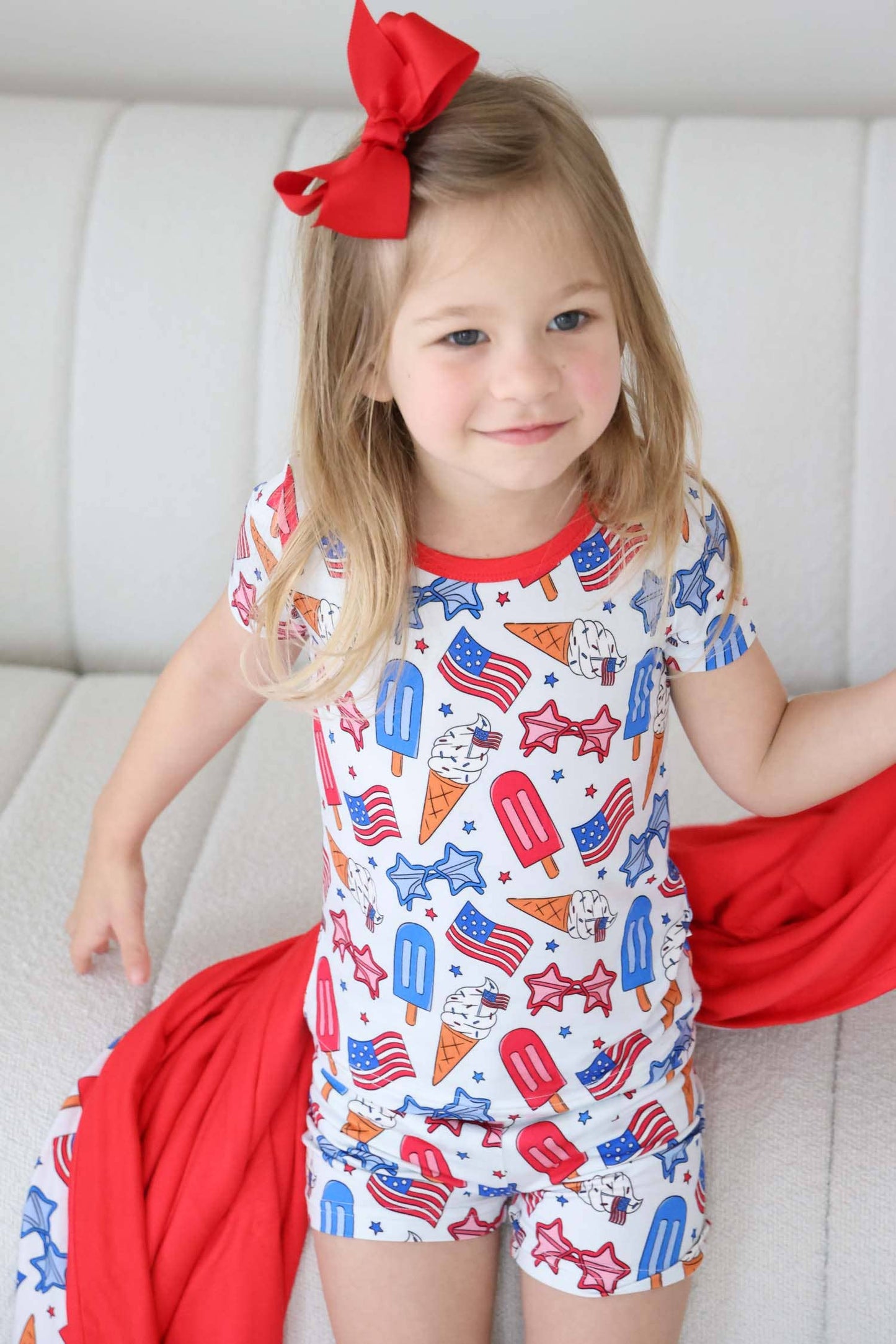 Red, White & Cool PJs