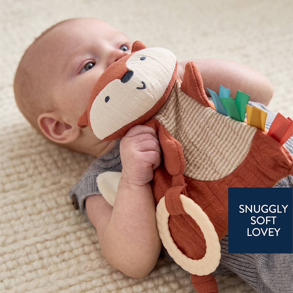 Fox Bitzy Crinkle™ Sensory Toy Teether