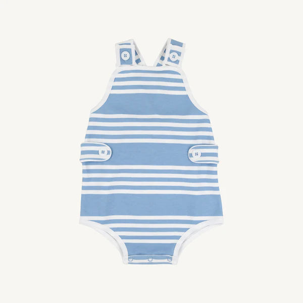 Skipper Sunsuit in Saddle Stripe