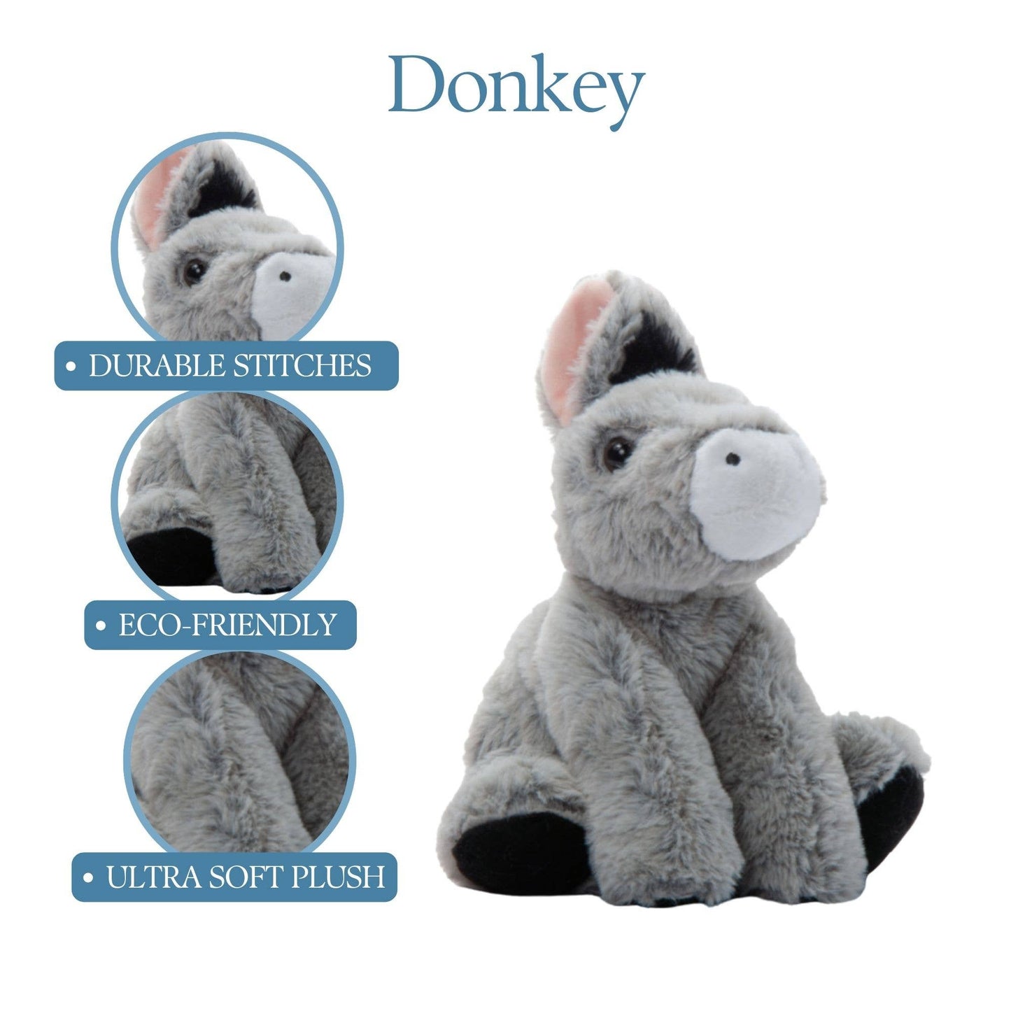 Donkey 9" Plush