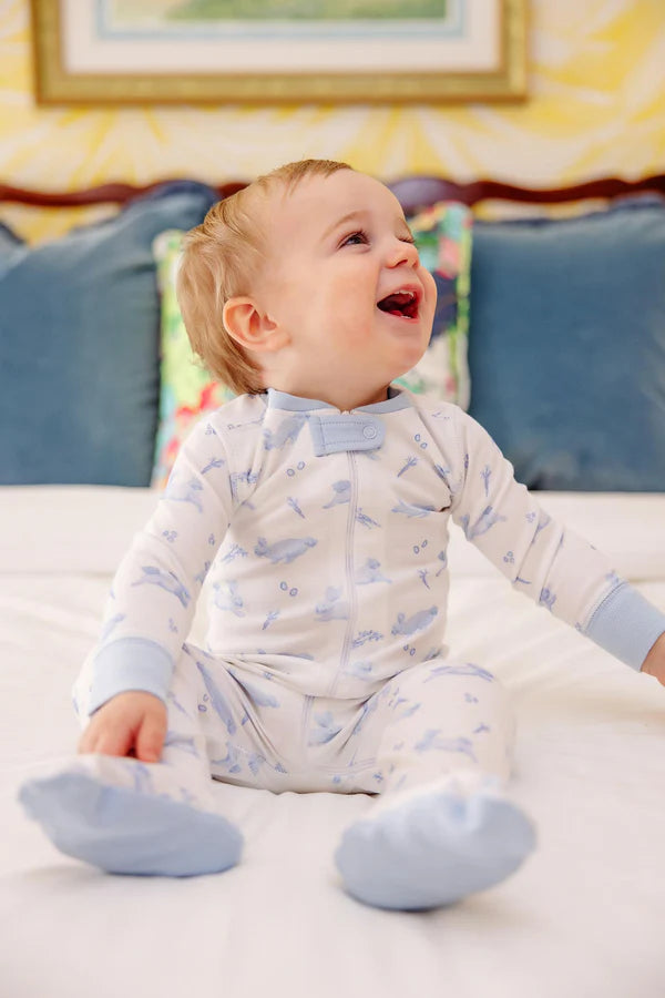 Knox Night Footed PJ in Hops