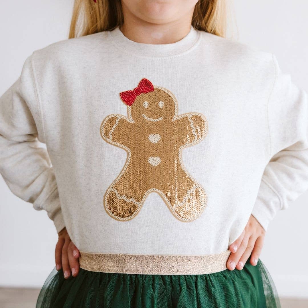 Gingerbread Sweatshirt Girls