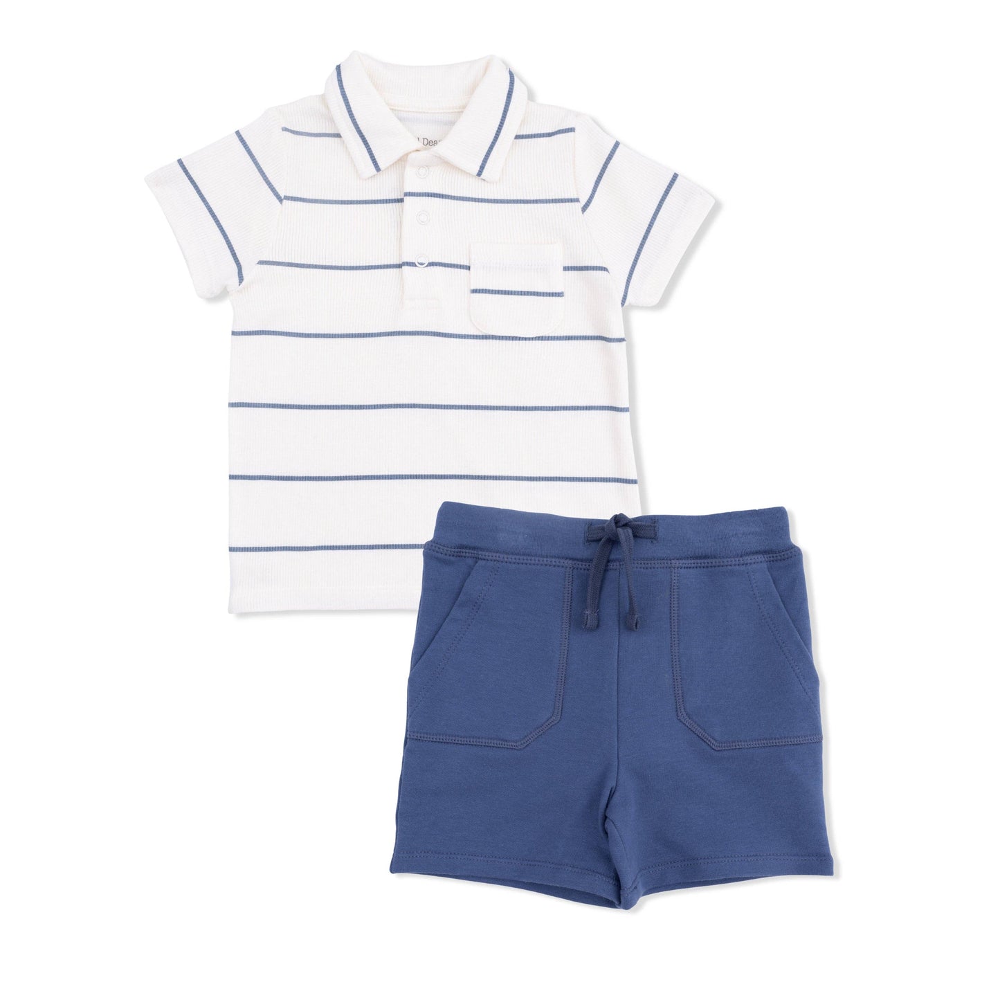 Vintage Stripe Short Set