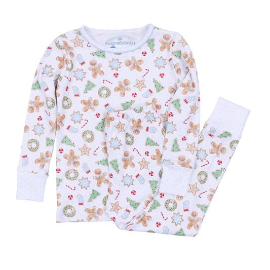 Frosted Wonderland Blue Pajamas