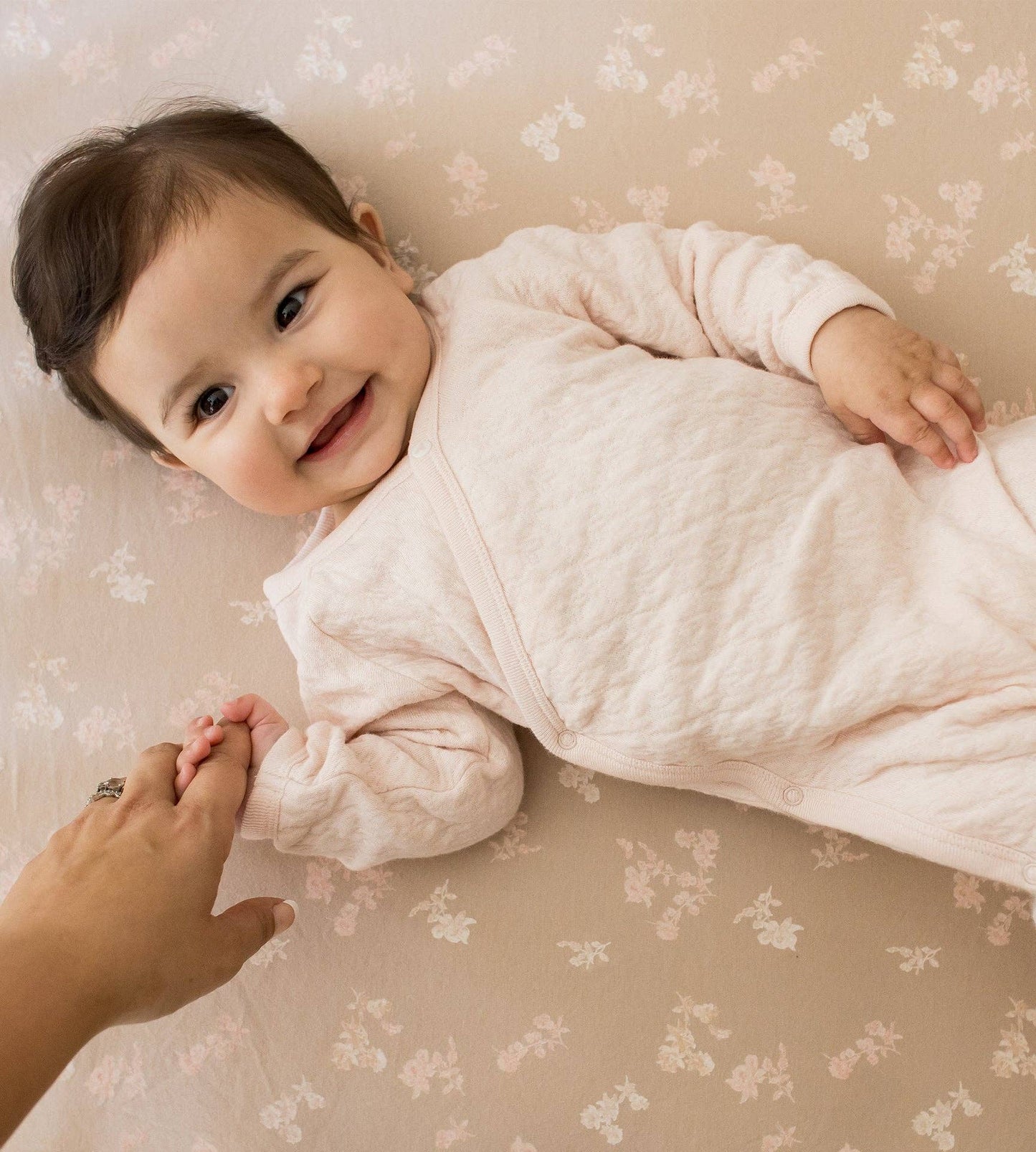 Organic Quilted Jumpsuit Rose