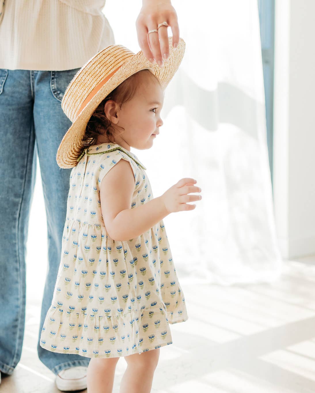 Harper Peter Pan Collar Floral Dress