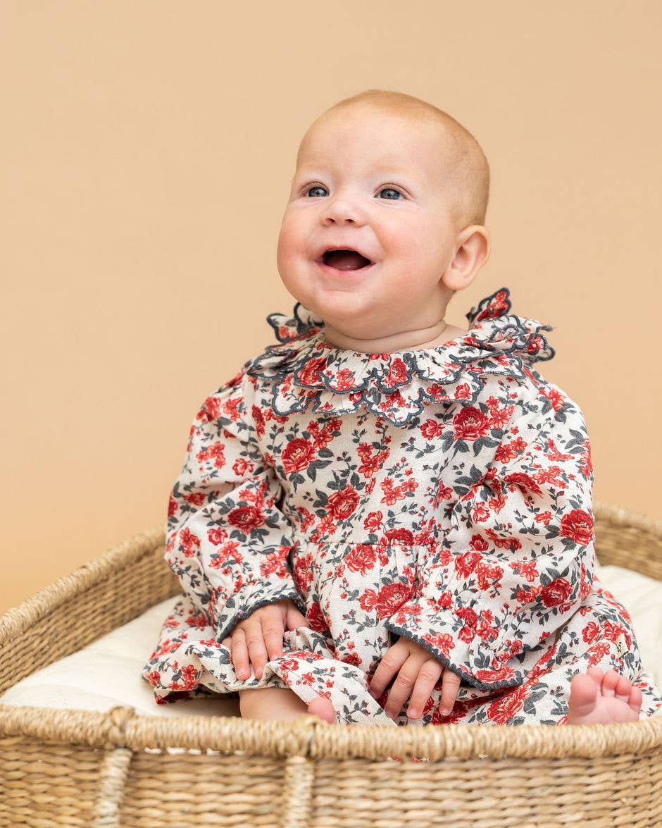 Amour Rose Floral Dress & Bloomer