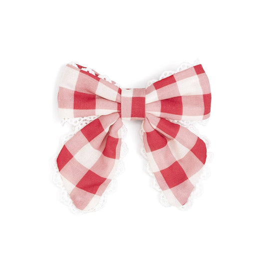 Red Gingham Bow