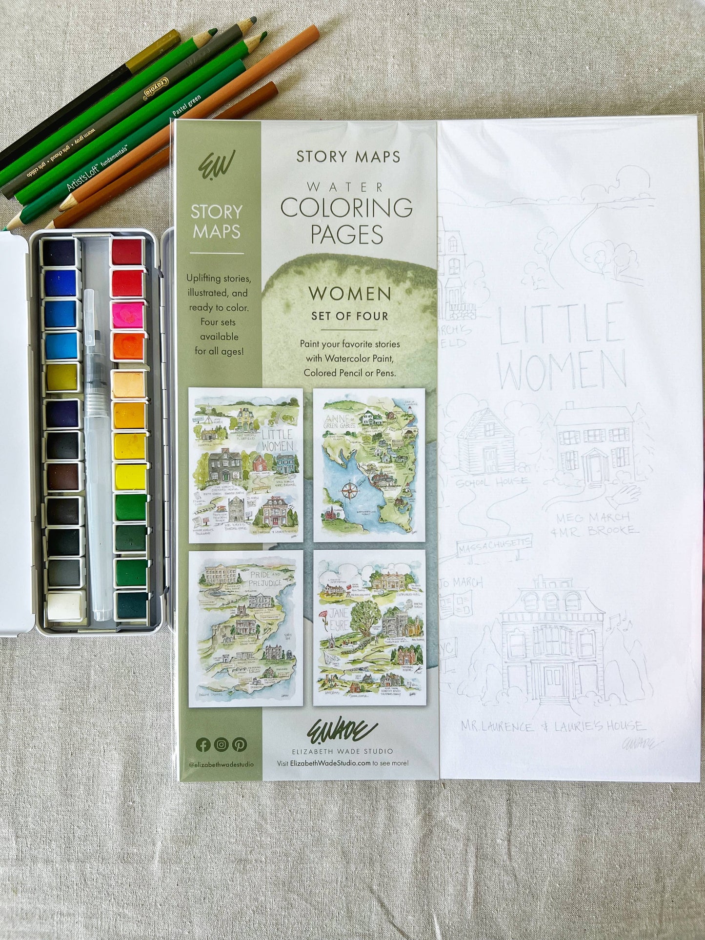 Literature Coloring Pages