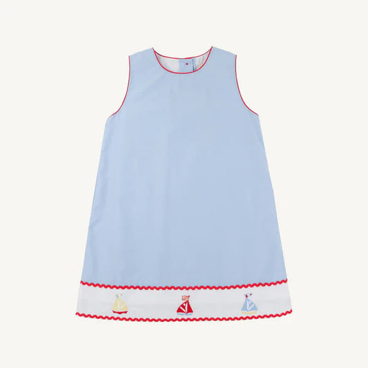 Annie Apron Dress Sailboat