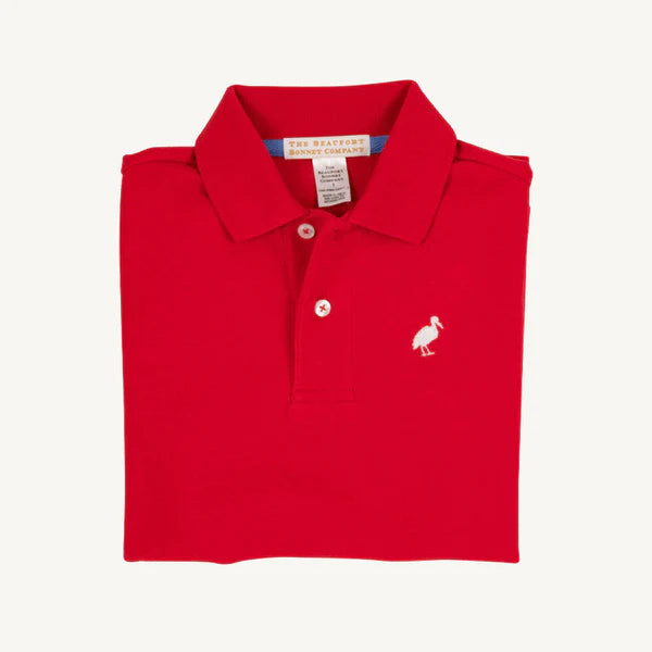 Prim & Proper Polo Red