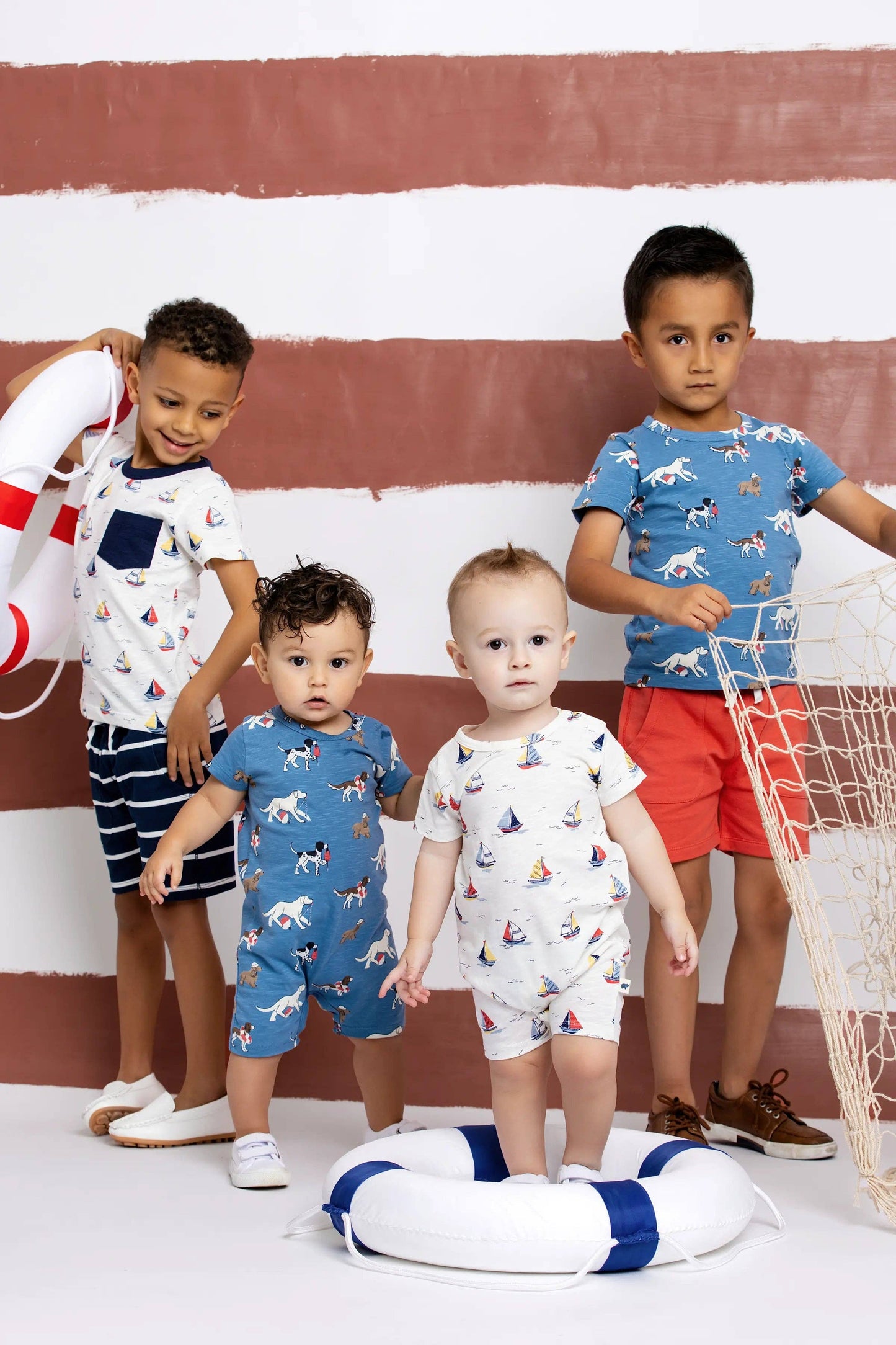 Nantucket Pups Romper