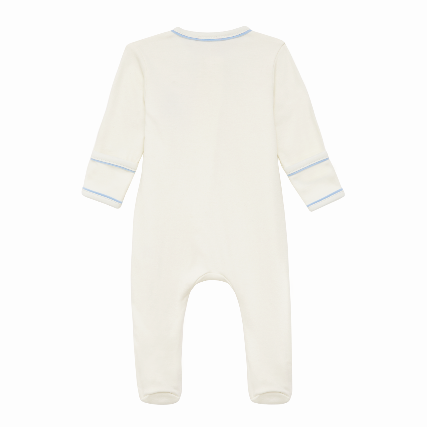 Bear Hugs Zip Footie in Blue